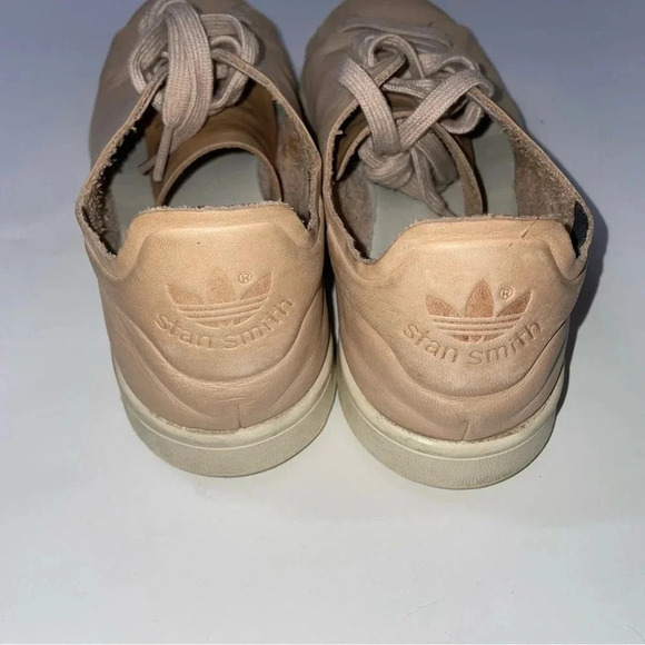 Adidas Womens Stan Smith Sneakers in Nude / Dust pearl Size 7.5 - Picture 6 of 8